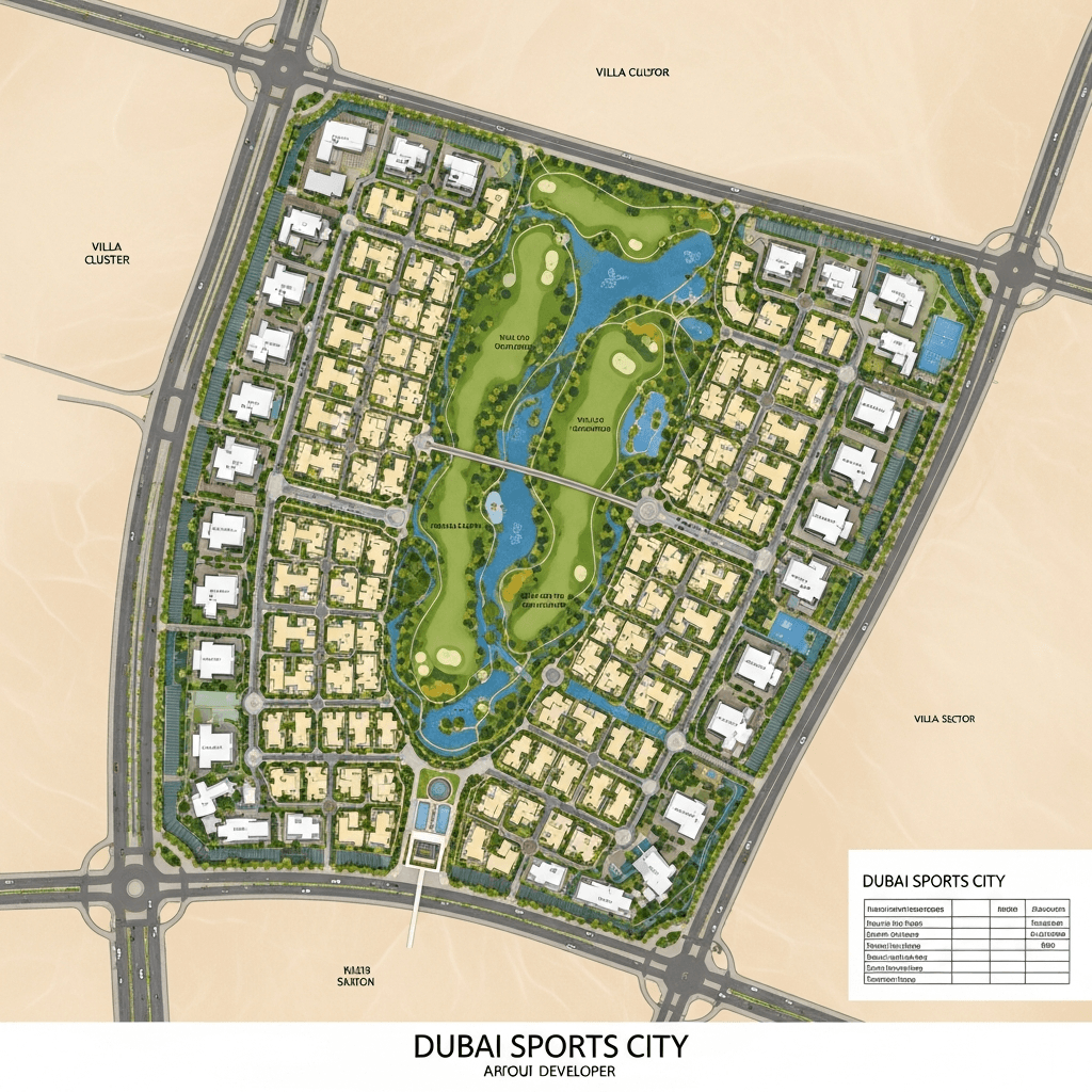 Dubai Sports City Master Plan