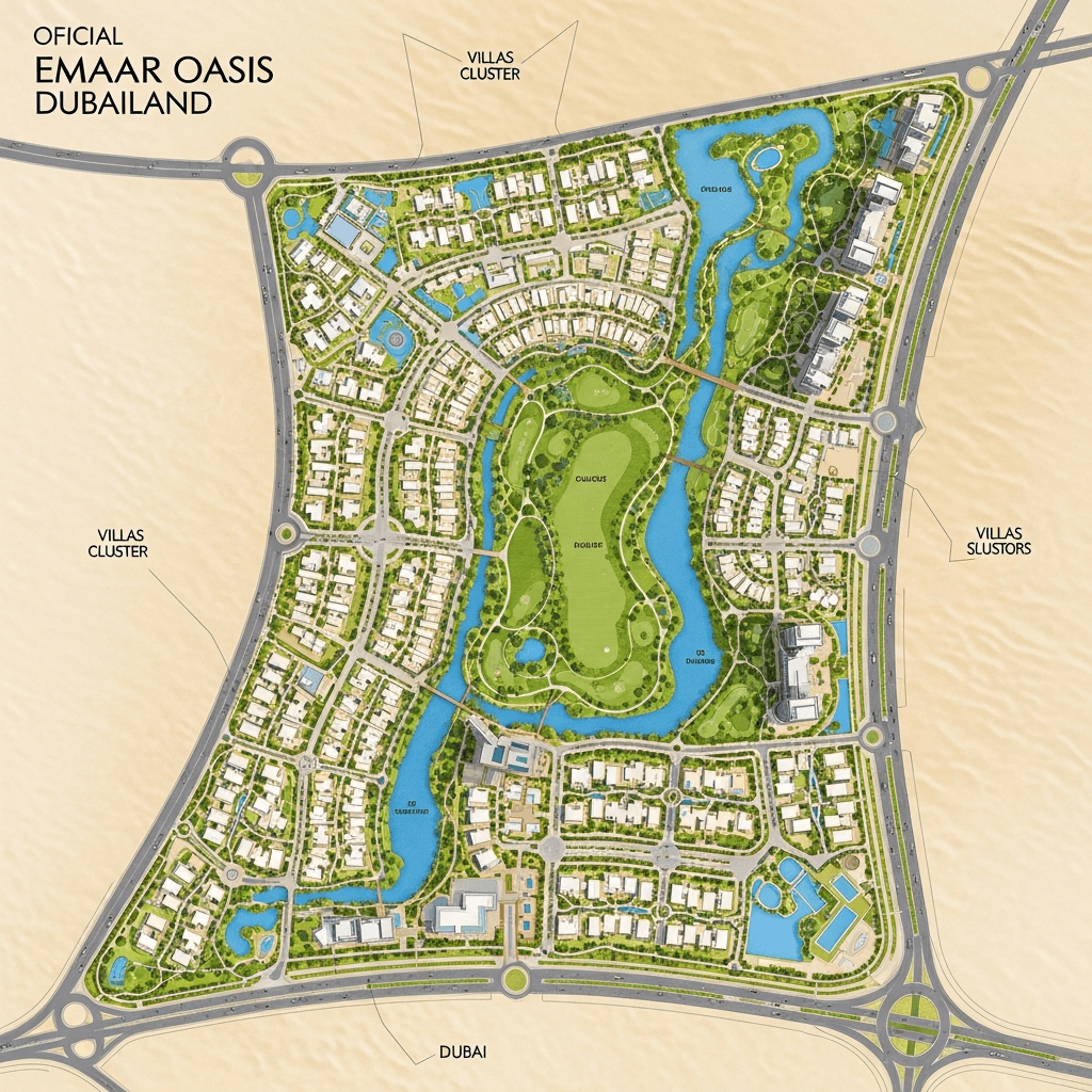 Emaar Oasis Dubailand Master Plan