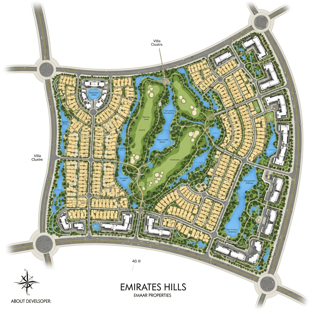 EMIRATES HILLS Master Plan