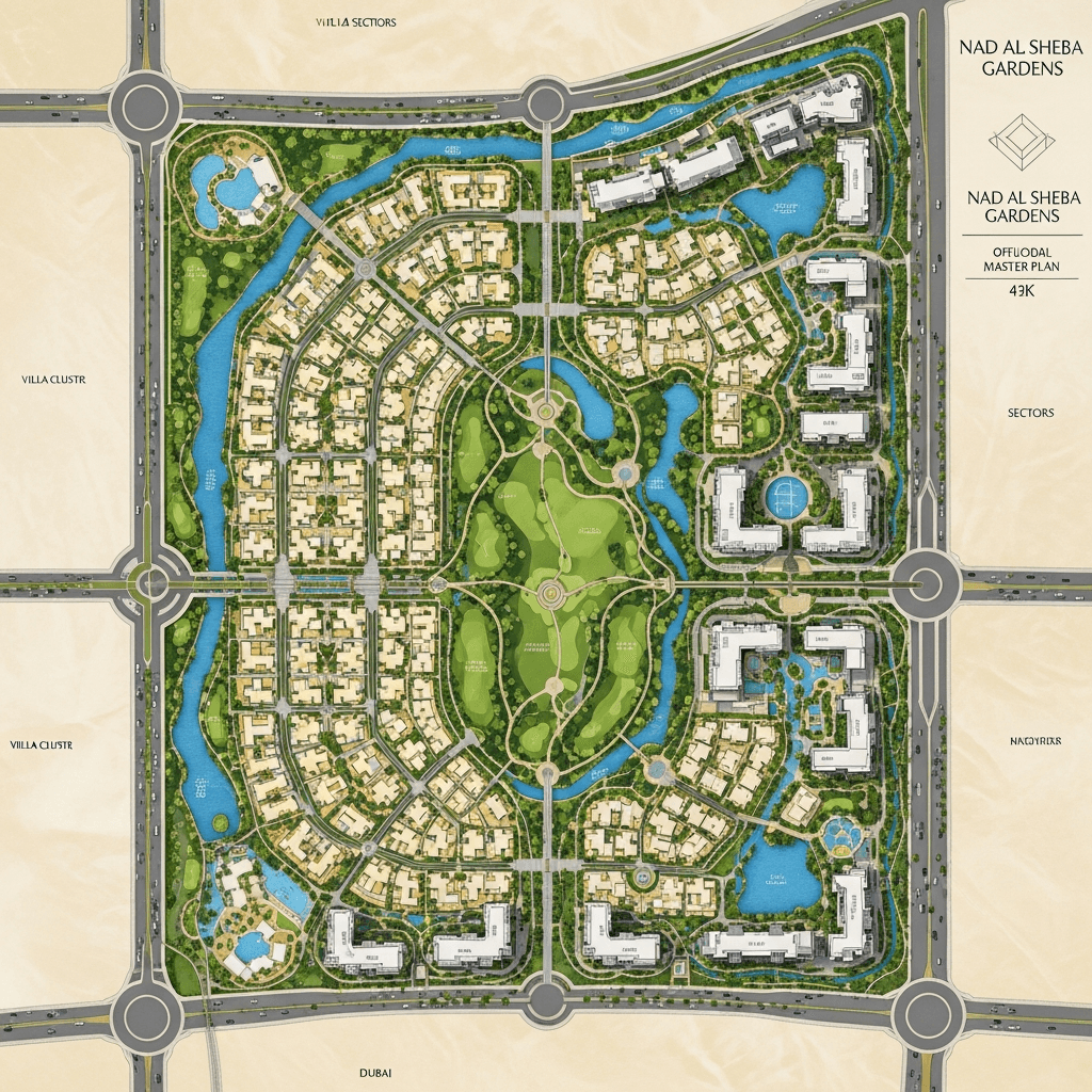 Nad Al Sheba Gardens Master Plan
