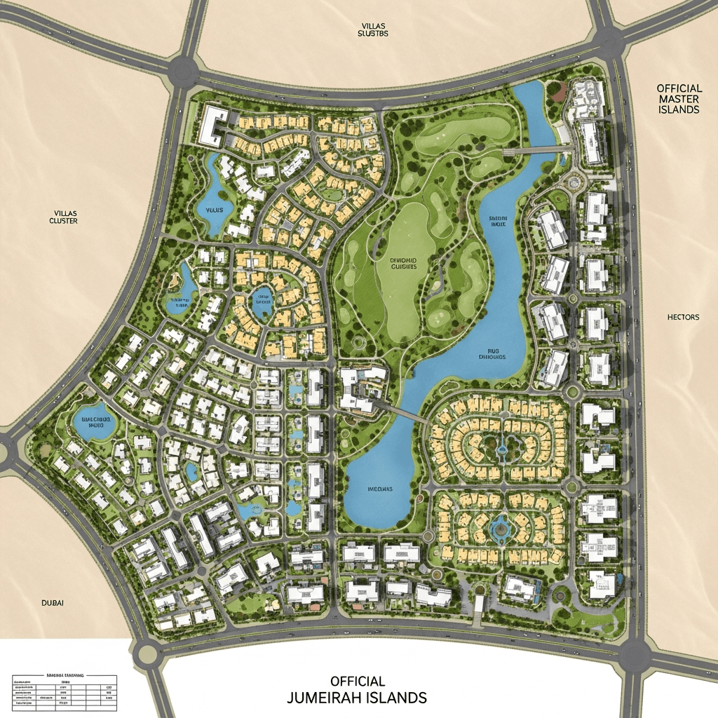 Jumeirah Islands Master Plan