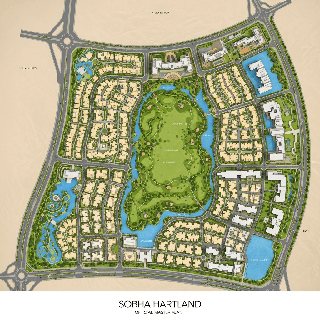 Sobha Hartland Master Plan