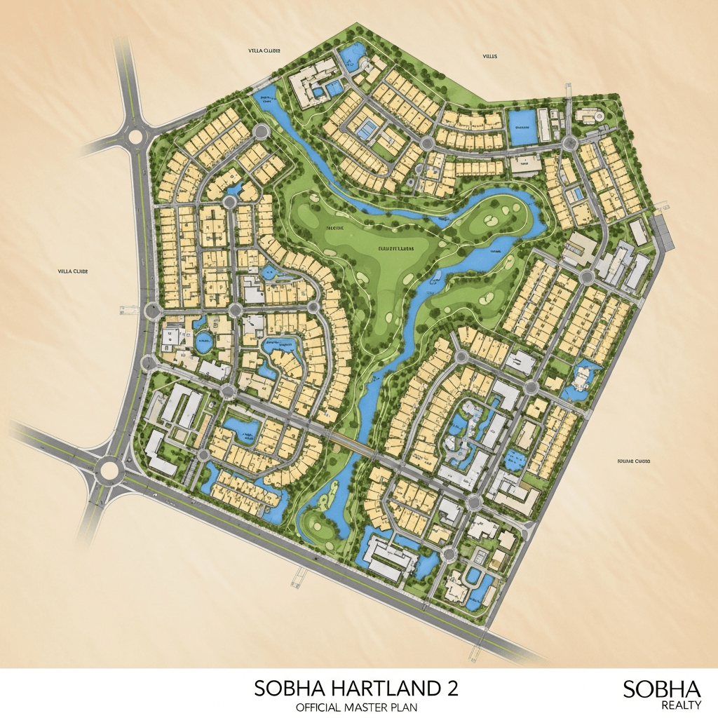 Sobha Hartland 2 Master Plan