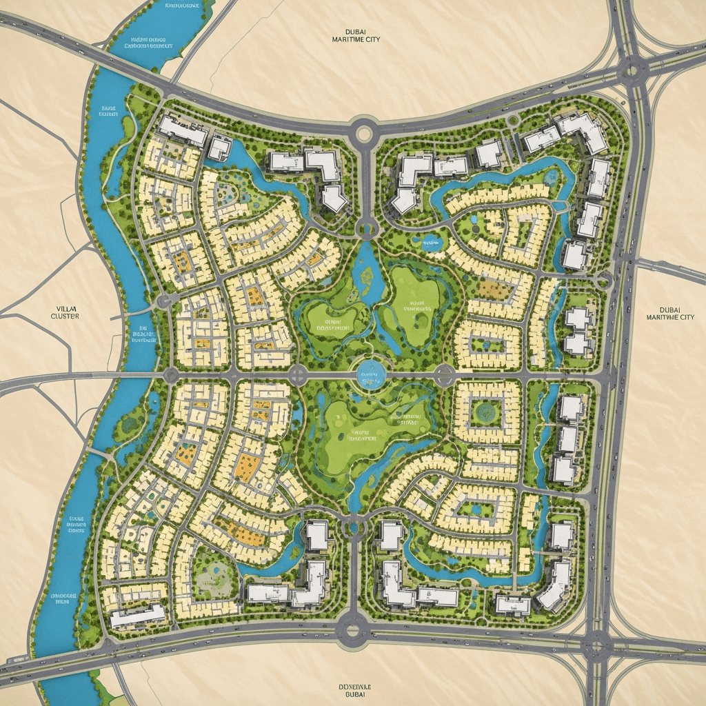 Dubai Maritime City Master Plan