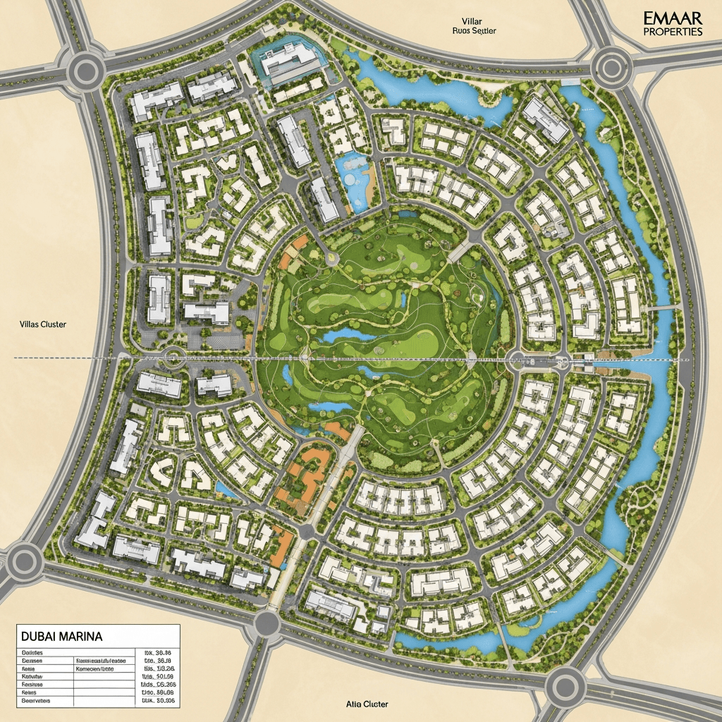 Dubai Marina Master Plan