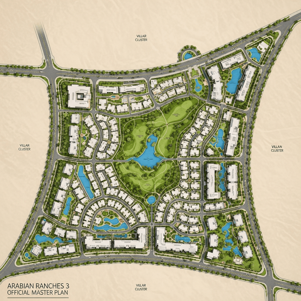 Arabian Ranches 3 Master Plan